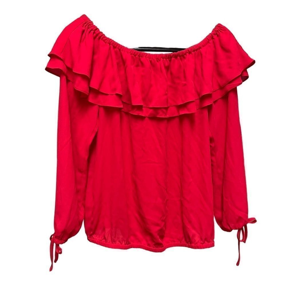 🌟70% OFF🌟Michael Kors🌟Off Shoulder Red Top